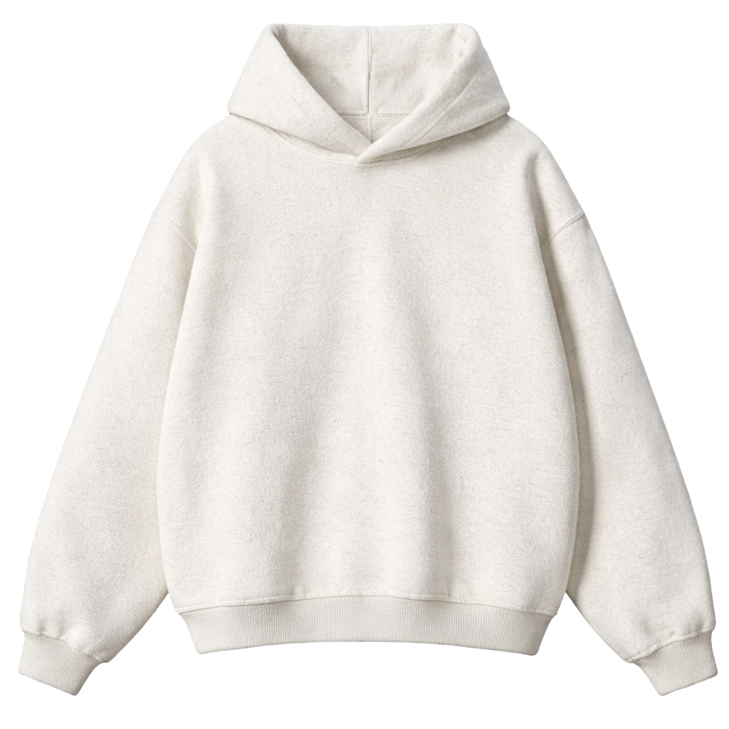 BUNDLE 5 HOODIES PREMIUM HUESO 500GSM