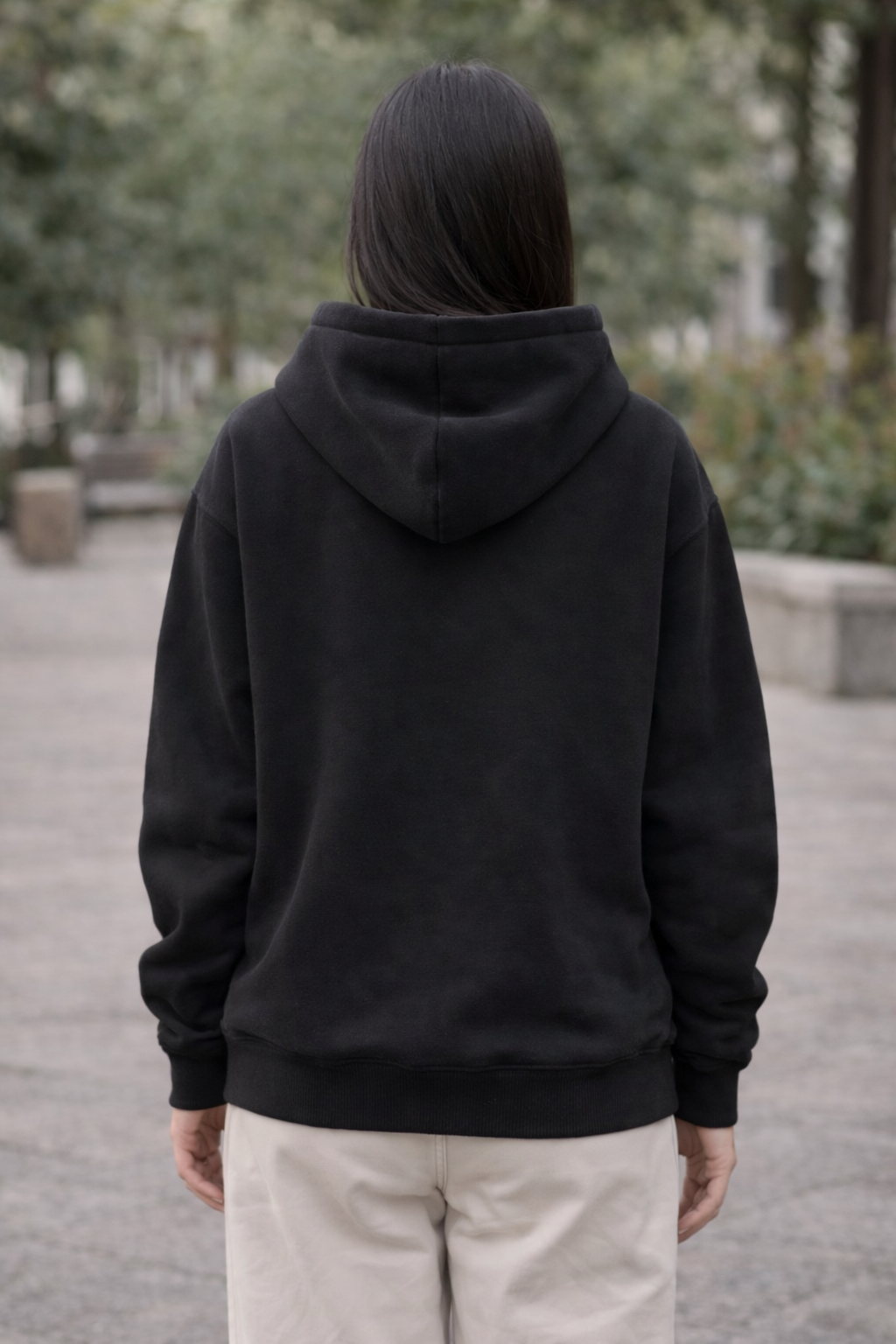 BUNDLE 5 HOODIES PREMIUM NEGRO PROFUNDO 500GSM