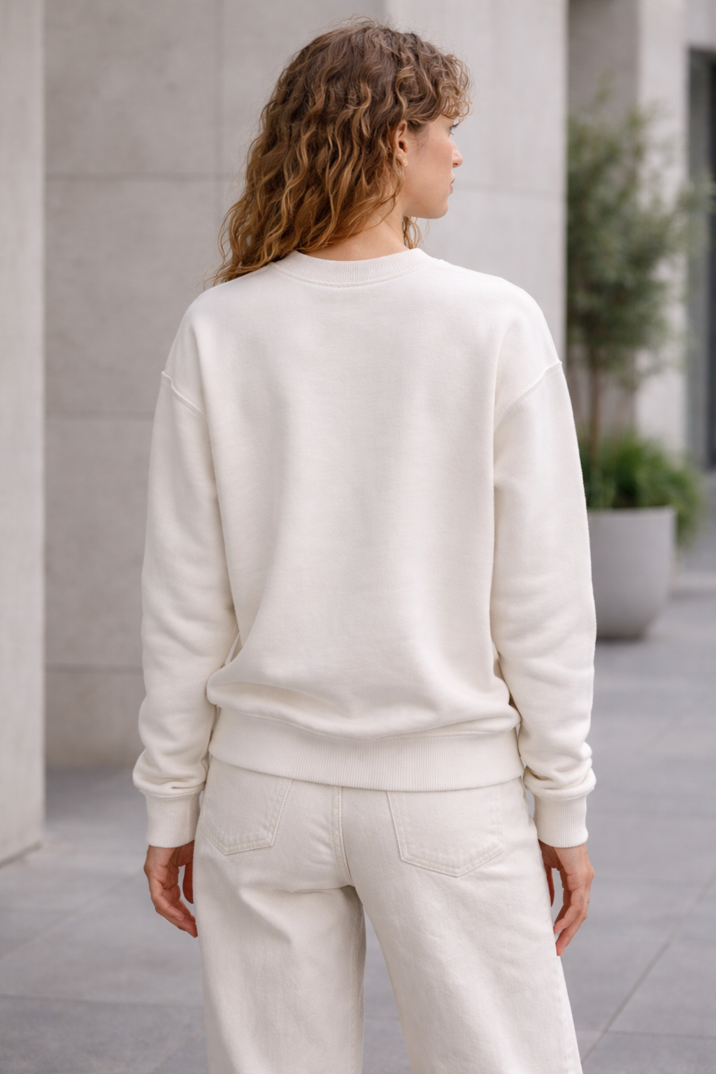 BUNDLE DE 5 SUDADERAS CREWNECK HUESO 330GSM