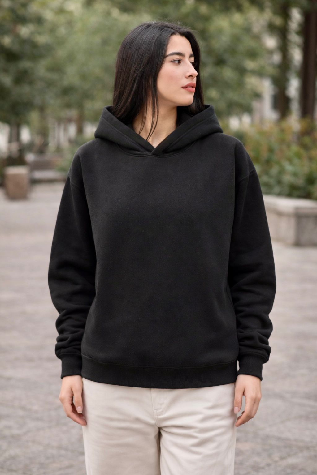 BUNDLE 5 HOODIES PREMIUM NEGRO PROFUNDO 500GSM